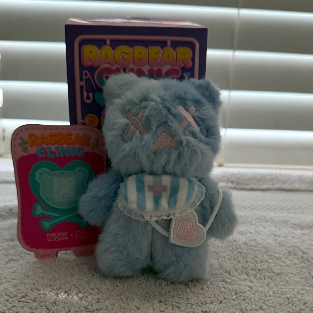 Blue Plush Bear Toy